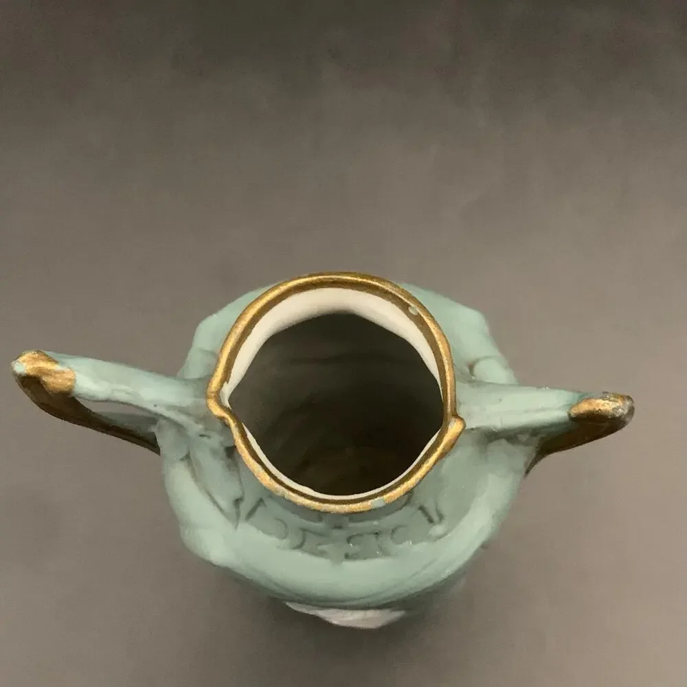 1910’s Schafer & Vater German Art Nouveau Jasperware Bisque Porcelain Bud Vase